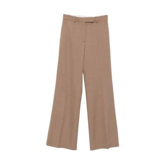Seventy Wide Trousers - Trousers - Mujer - Marr&oacute;n - 2XL