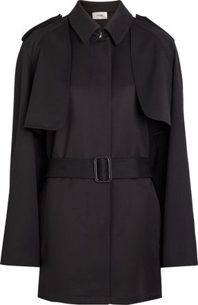 The Row The Row Usuaia Belted Wool Trench Jacket - Black - 6 (UK10 / S)