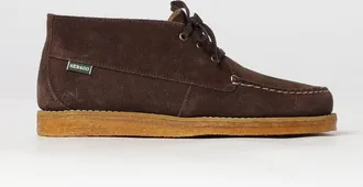 Sebago Polacchino in pelle scamosciata con vaschetta in rilievo e suola in gomma