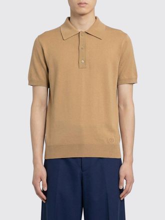 Valentino Virgin Wool Knit Polo Shirt