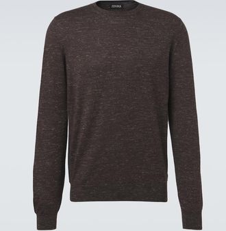 Ermenegildo Zegna Silk, cashmere, and linen sweater