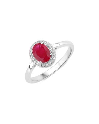 Diana M. Jewels 14K 1.06 Ct. Tw. Diamond & Ruby Ring