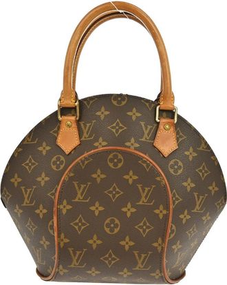Louis Vuitton Ellipse Bag Monogram Canvas Brown Canvas Handbag (Pre-Owned)