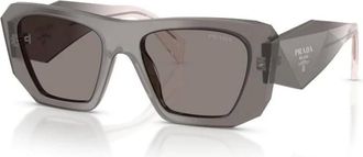 Prada Sunglasses, female, Gray, 53 MM, B18S Square Sunglasses