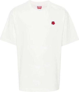 Kenzo T-Shirt mit Boke-Blumenapplikation