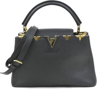 Louis Vuitton Pre-owned Vintage Schoudertas - Dames - Vintage Handtas - Zwart - ONE Size - Leer - Vintage