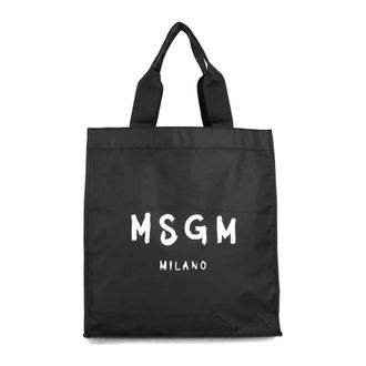 Msgm Tote Bags, female, Black, Size: ONE SIZE Borsa