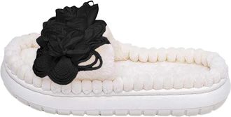 Generic Womens Slippers Cozy Floral Footwear Comfortable Open Toe Fuzzy Home Clogs For Warmth And Relaxation Large Flower Design For Her Cozy House Slippers(B