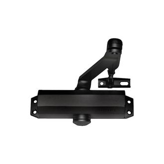 OEM Chiudiporta Dc110 Certificato C/fermo Nero
