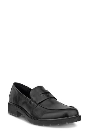 Ecco Metropole Vienna Penny Loafer in Black Leather at Nordstrom, Size 11-11.5Us