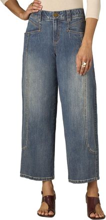 Wit & Wisdom Wit & Wisdom Mid Blue Artisanal High Rise Barely Barrel Jean