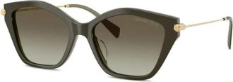 Michael Kors Mk 2246U 40193M Zonnebrillen - Dames - Zonnebrillen - Groen - 52 MM - Accessoires