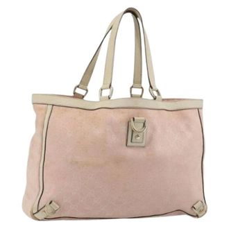 Gucci Pre-owned Tote Bags, female, Pink, Size: ONE SIZE Pre-owned Vintage Tote Bag