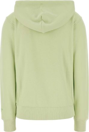 Kenzo Womens Flower Hoodie Green Cotton Sweater