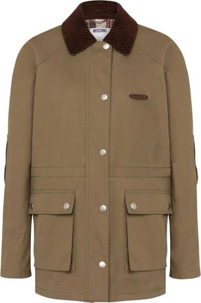 Moschino Corduroy-collar Utility Jacket