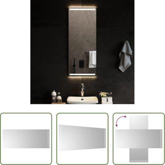vidaXL Specchio LED - Specchio da Bagno con Luci LED 40x100 cm