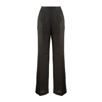 Alberta Ferretti Light Wool Gray Pants