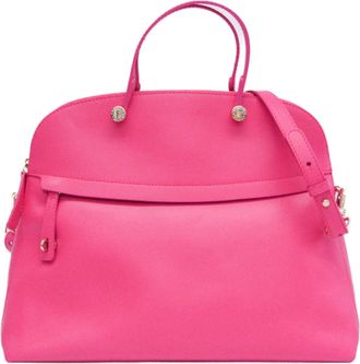 Furla Piper Leather Handbag Shoulder Bag (Pre-Owned)