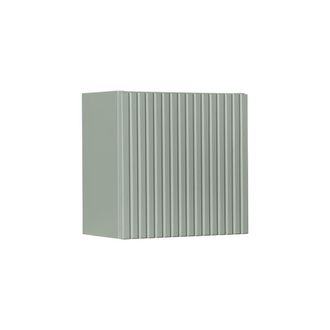 Petits Meubles Armario de pared 1 puerta paneles laminados y mdf verde