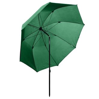 Berkfield Home Fishing Umbrella Green 300x240 cm