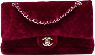 Chanel Pre-owned Double Flap Shoulder Bag - Dames - Vintage Schoudertas - Rood - ONE Size - Vintage