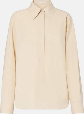 The Row Blusa Margan in popeline di cotone
