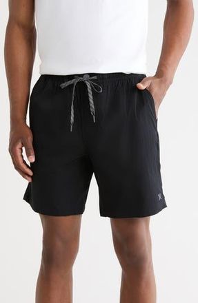 Hurley Expedition Drawstring Shorts in Black at Nordstrom Rack, Size X-Large