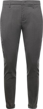 Dondup Slim-fit broek - Heren - Slim Fit Broeken - Grijs - W31 - Wol - Broeken