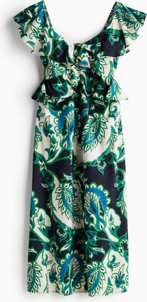 H&M Volantkleid - Blue