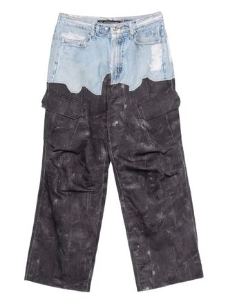 Andersson Bell Jeans con design a inserti - Blu