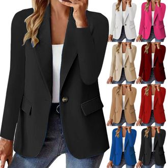 Generic Sales Clearance Suit Jacket for Women Todays Deals Todays Deals Of The Day Girls Blazer Jacket Ladies Blazers Size 14 Uk Ladies Cardigan Suit Jacket B
