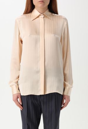 Tom Ford Womens Silk Blouse Long Sleeve Classic - Nude - Size EU 42 (Womens)