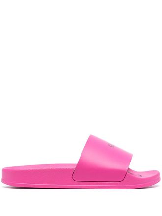 Off-white Sandali slides con stampa - Rosa