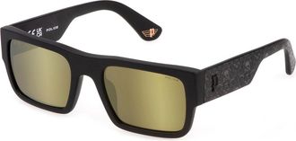 Police SPLL12 GOTH 1 703G Mens Sunglasses Black Size 54