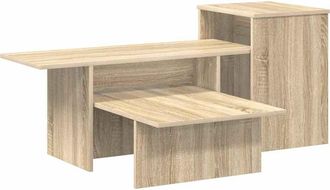 vidaXL Mesa Consola Roble Sonoma 91,5 X 35 X 38,5 Cm Vidaxl