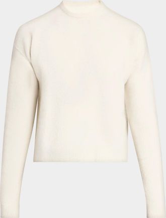 Rick Owens Men & apos;s Wool-Blend Cropped Crewneck Sweater