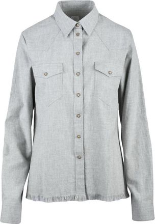 Eleventy Cotton Shirt - Grey