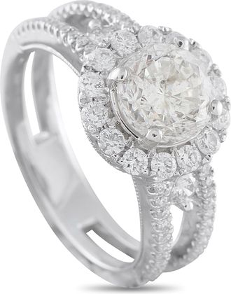 Luxury Bazaar 18K White Gold 2.16ct Diamond Ring MF27-050126