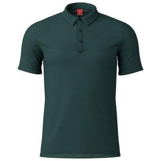 LOEFFLER Poloshirt Merino-Tencel Polo-Shirt f&uuml;r Herren | blau