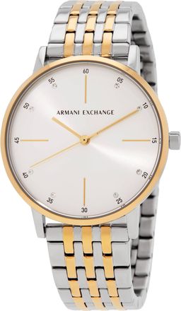 A|X Armani Exchange Lola Quartz Silver Dial Ladies Watch and Bracelet Set AX7156SET
