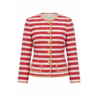 Dolce & Gabbana Giacca Informale Tessuta - - Jackets - Donna - Multicolore - S