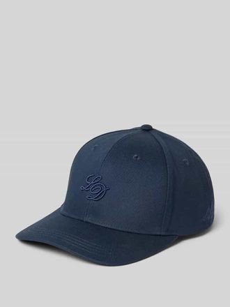 Les Deux Basecap mit Label-Stitching in Dunkelblau, Gr&ouml;&szlig;e 1
