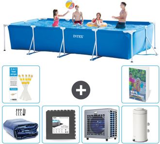 Intex Piscina Con Estructura Rectangular - 450x220x84 Cm - 7-piezas S16