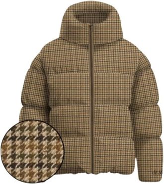 MC2 Saint Barth Jassen, Dames, Veelkleurig, S, Piumino in pied de poule