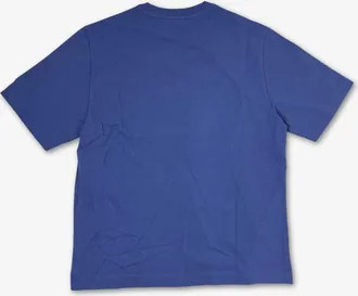 Maison Kitsun&eacute; Floral Logo-Embroidered T-Shirt - Blue