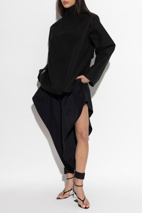 Alaia Jacket With A Slit, Womens, Black