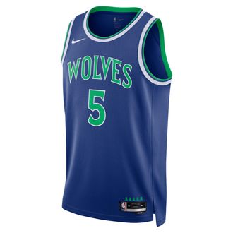 Nike Mens Minnesota Timberwolves Icon Edition Dri-FIT NBA Swingman Jersey in Blue | II4513-495