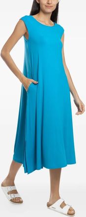 Lygia & Nanny Abito midi con tasche - Blu