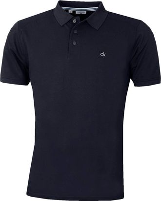 Calvin Klein Mens Campus 3 Button Polo Shirt - Navy - XXXXXL