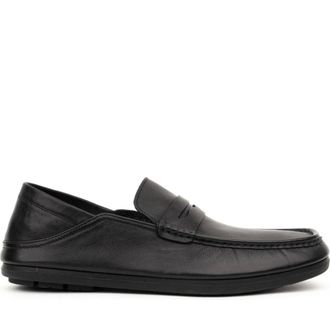 Sergio Moretti Casual Closed Moccasins - male - Sergio Moretti - Loafers - Black - 10 UK - Shoes